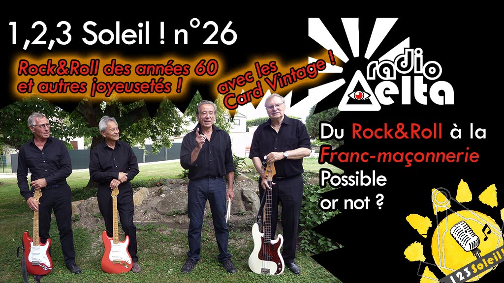 1,2,3, Soleil ! #26 – 29 mars 2019 – Soirée Rock&Roll et autres joyeusetés avec Fernand Cafiero & Jean-Pierre Vic