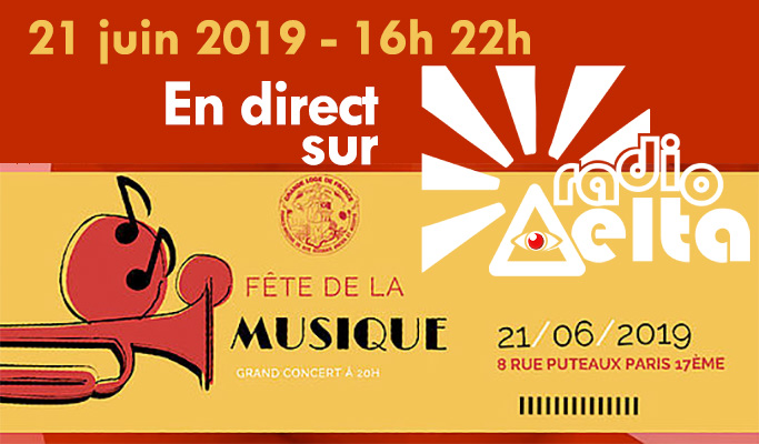 Gadlu Reporter Live ! Fête de la musique 2019 à la Grande Loge de France !